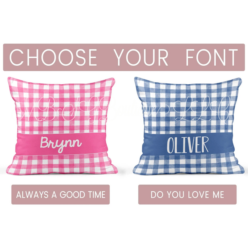 Load image into Gallery viewer, Gingham Pillow
