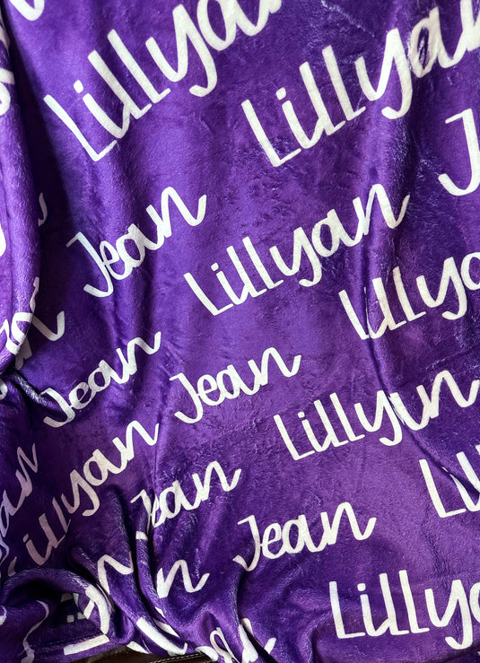 Personalized  Blanket With Name