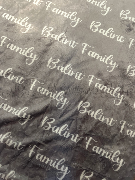 Personalized  Blanket With Name