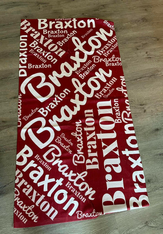 Collage Personalized Beach Towel For Kids and Adults