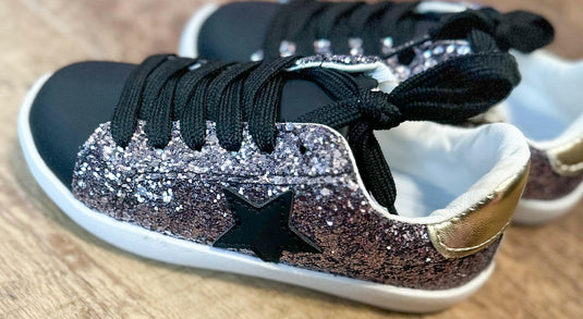 Dark Star Glitter Sneakers