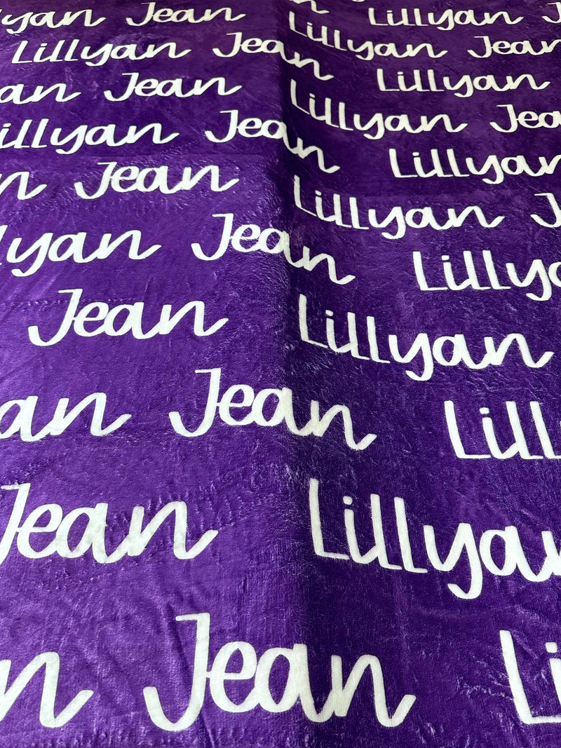 Load image into Gallery viewer, Personalized  Blanket With Name
