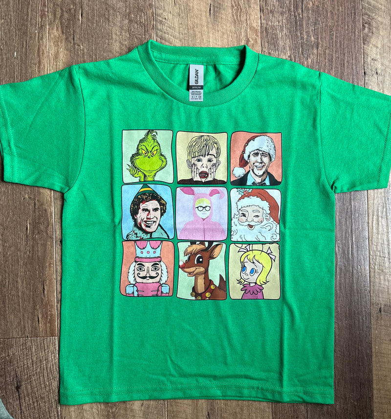 Load image into Gallery viewer, Kids Christmas Movies T-shirt
