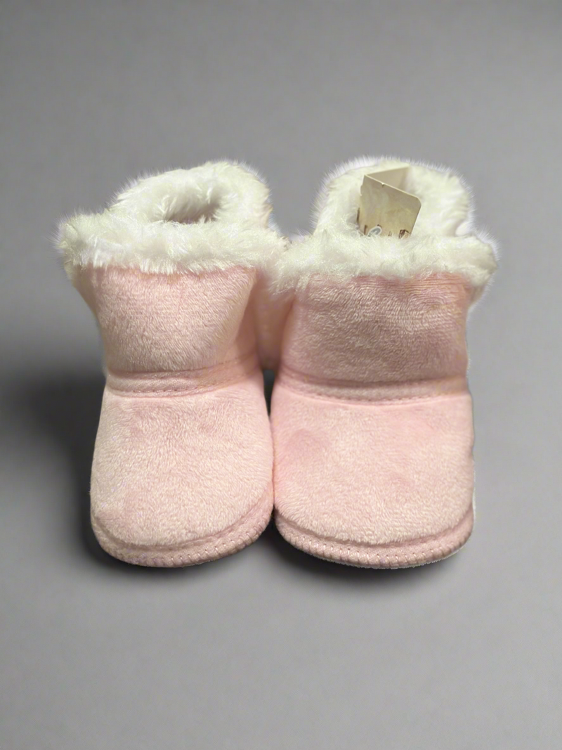 Load image into Gallery viewer, Faux Fleece &amp; Fur Infant Shoes
