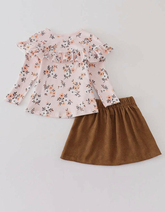 Beige Floral Set