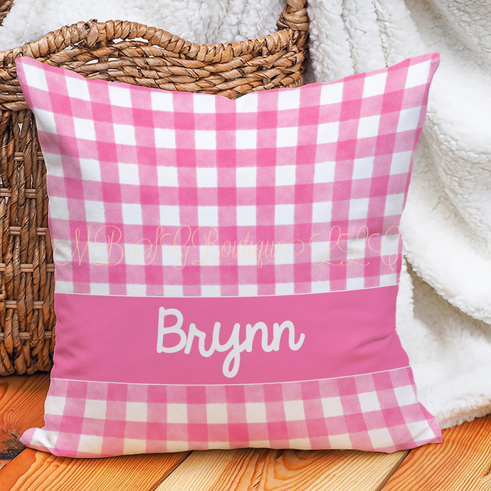 Gingham Pillow