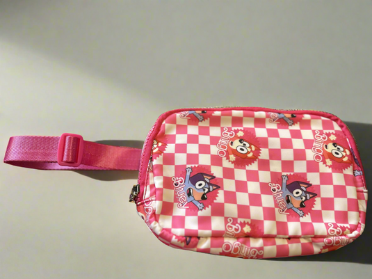 Pink waist bag