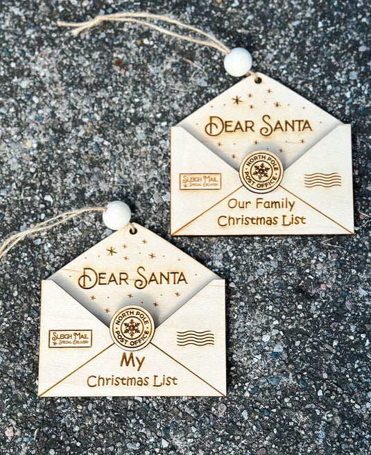 Christmas Lists Ornaments