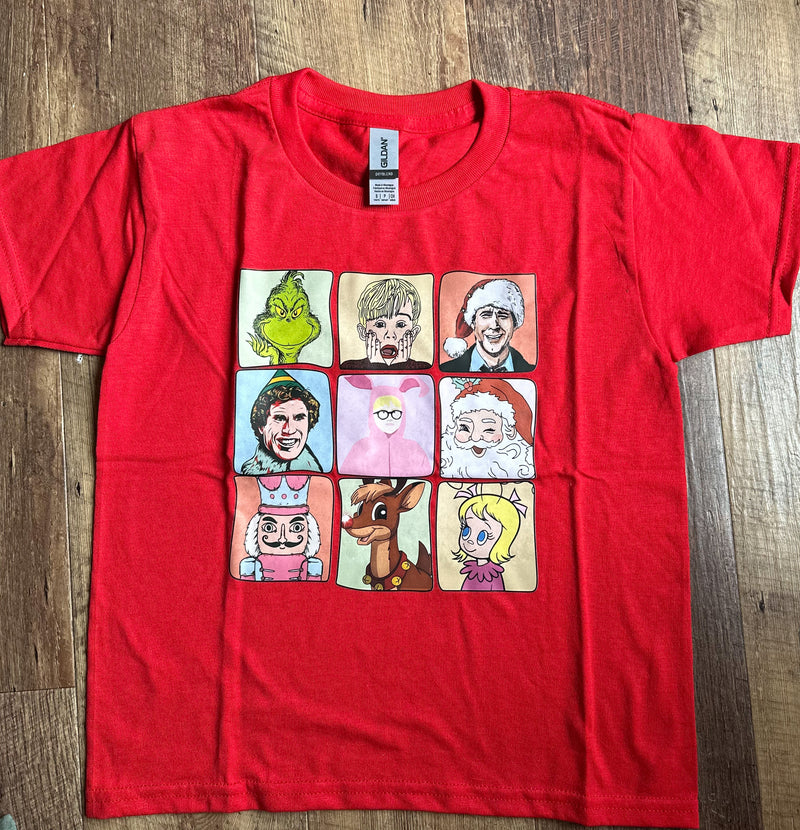 Load image into Gallery viewer, Kids Christmas Movies T-shirt
