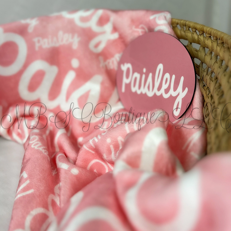 Load image into Gallery viewer, Personalized Collage Name Blanket Baby and Kid
