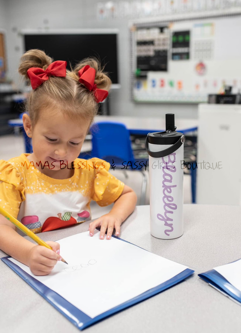 Load image into Gallery viewer, Personalized Single Name Flip Lid water bottle
