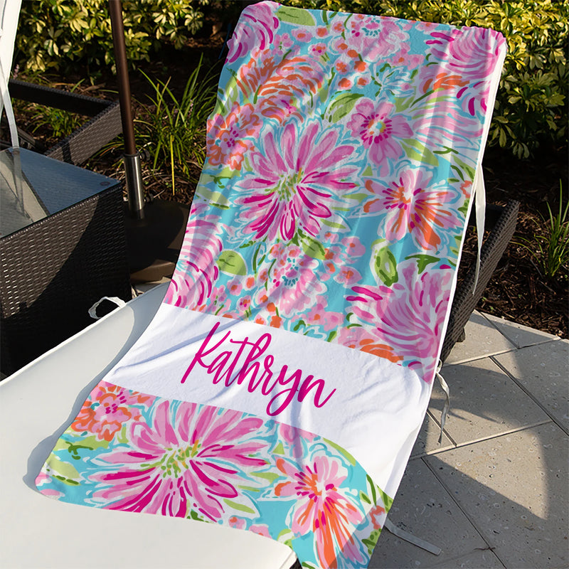 Load image into Gallery viewer, Paradise Awaits Personalized Towels
