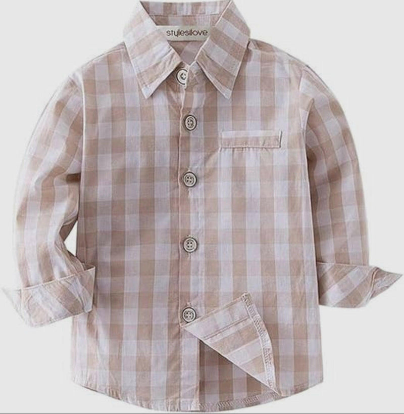 Load image into Gallery viewer, Plaid Button Shirts
