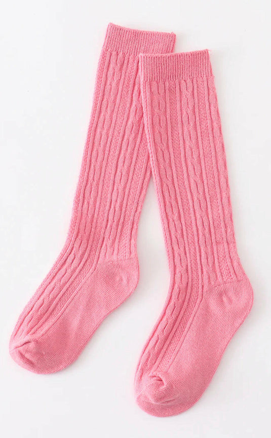 Knit Knee High Socks