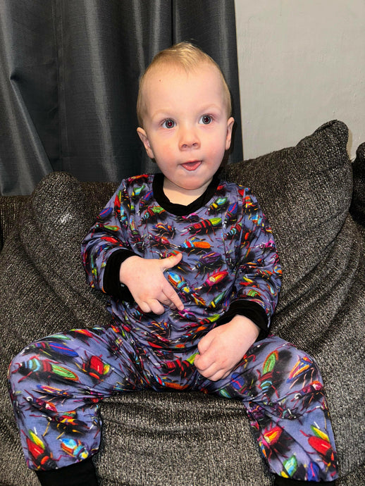 Bugs & Dinos Bamboo Pajamas