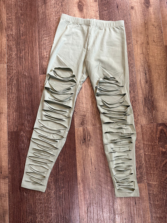 Distressed Leggings Youth Style