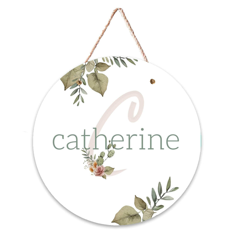 Load image into Gallery viewer, Personalized  Name Door Hanger, Nursery Décor, Hospital Door Hanger
