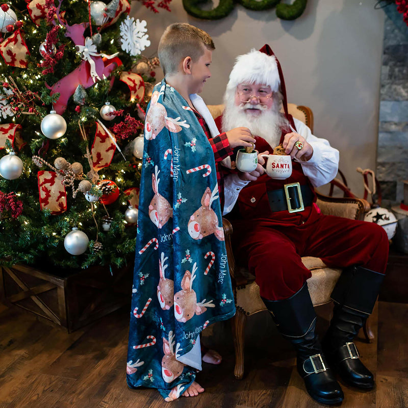 Load image into Gallery viewer, Personalized Christmas Blankets
