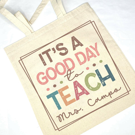 Personalized Teacher Totes