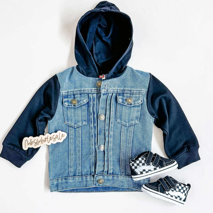 Hooded Denim Jacket