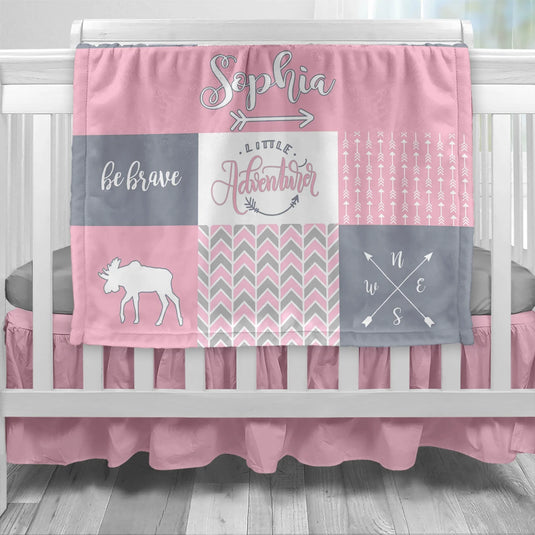 Woodland Personalized Baby Blanket