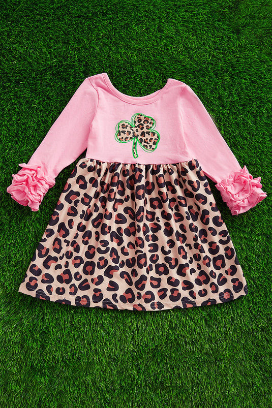 Pink Lucky cheetah Clover