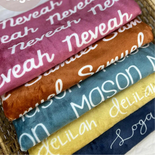 Personalized  Blanket With Name