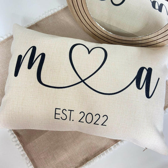 Customized Tie the knot pillow