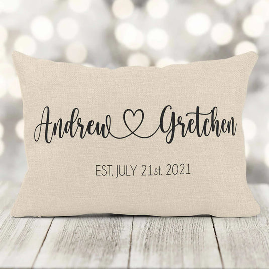 Customized Tie the knot pillow