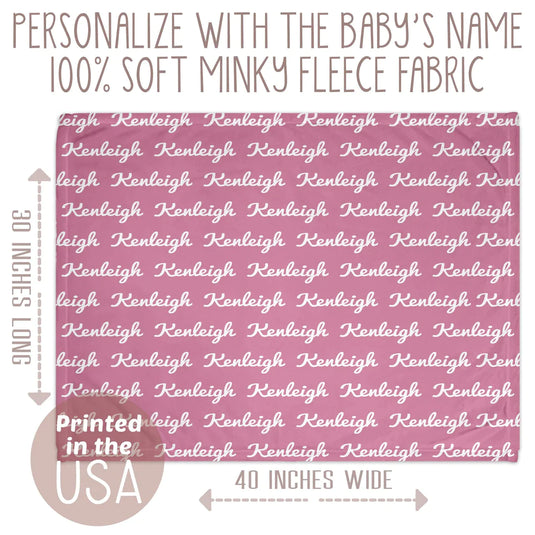 Personalized  Blanket With Name