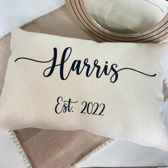 Customized Tie the knot pillow