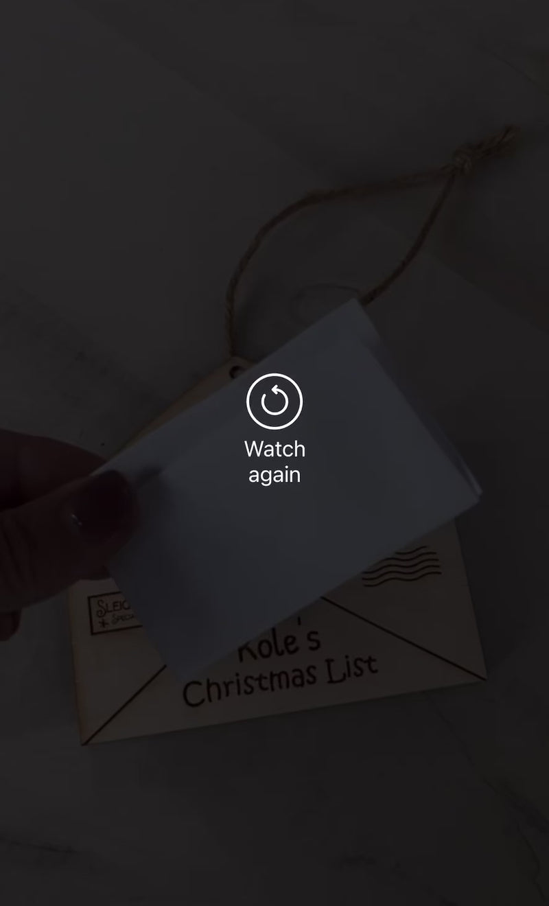 Load and play video in Gallery viewer, Christmas Lists Ornaments
