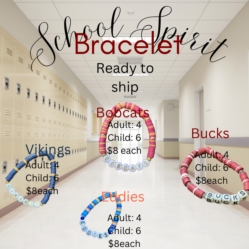 Load image into Gallery viewer, School spirit Bracelets
