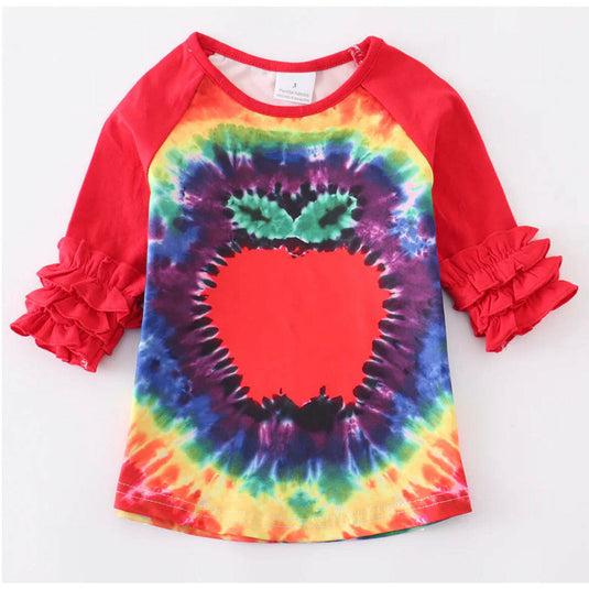 Back to school apple tye die